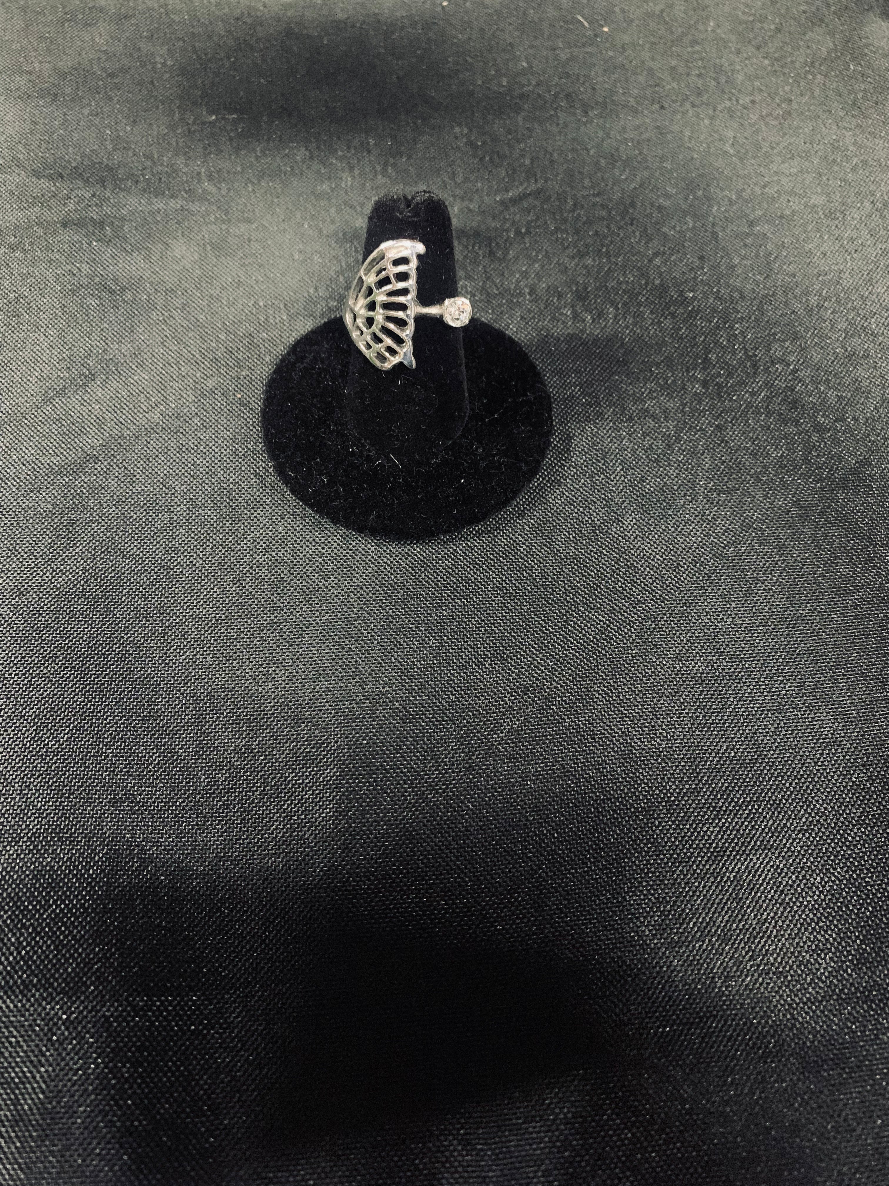 Silver Butterfly Ring