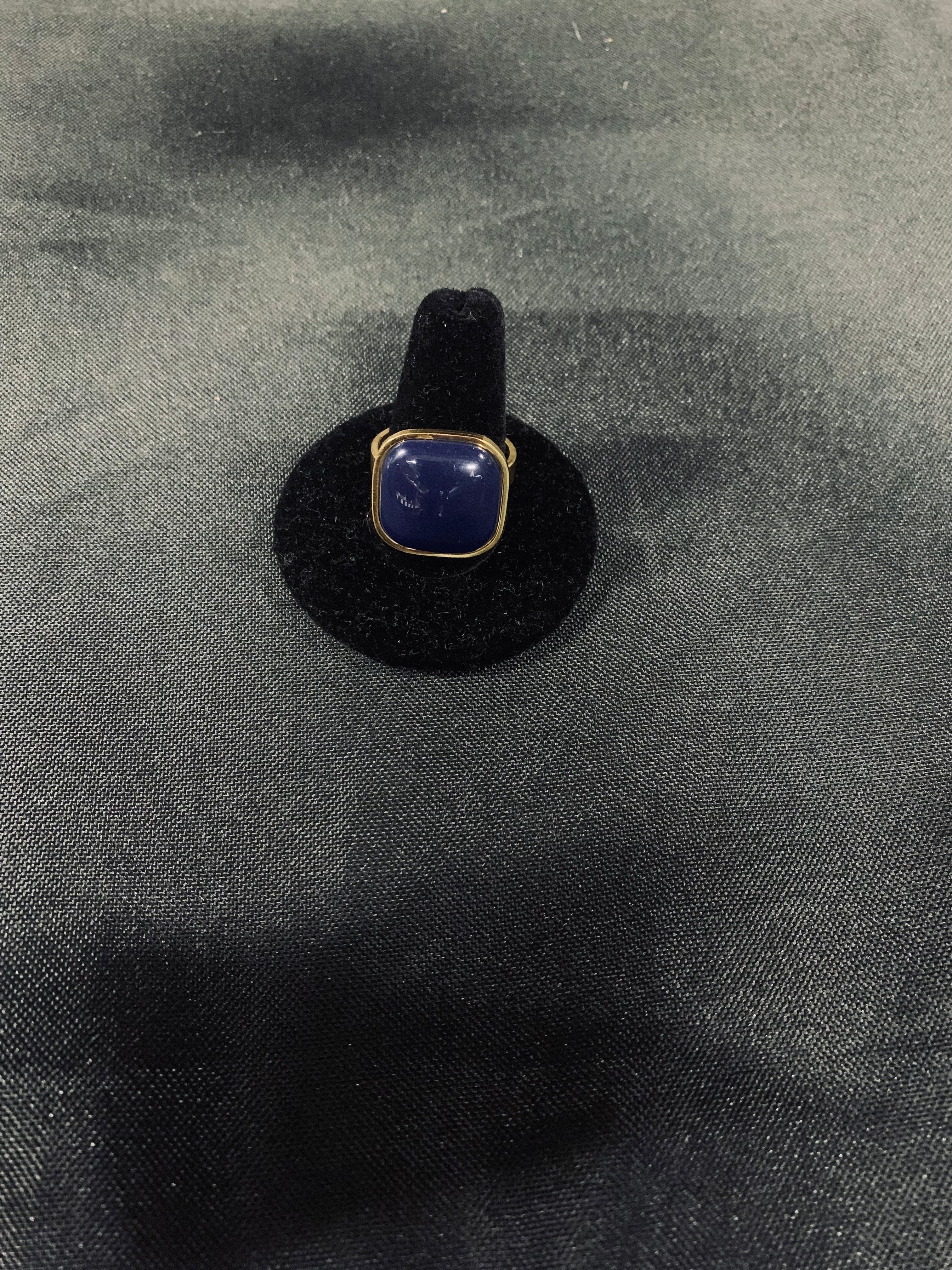 Ring Blue-Gold