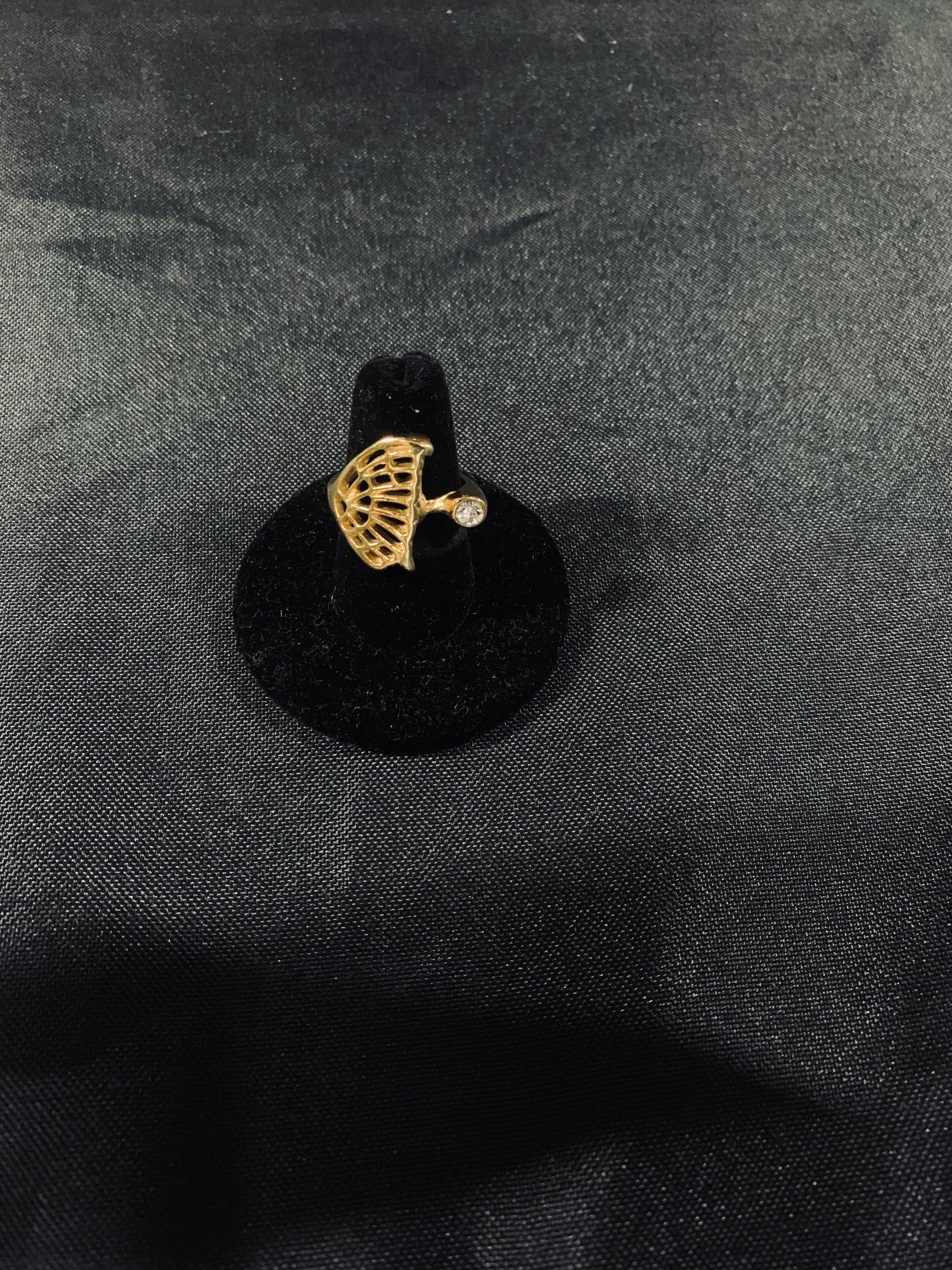 Gold Butterfly Ring