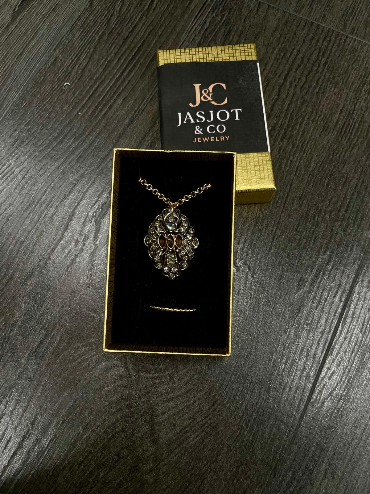 Necklace + Ring Set Gold